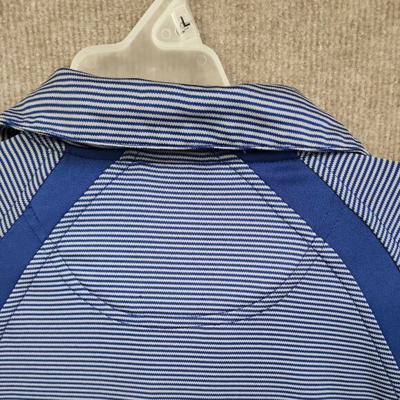 Shark Greg Norman 1/4 Zip Polo Tasso Elba Men's Large Slim Fit Golf Shirt - Picture 8 of 11